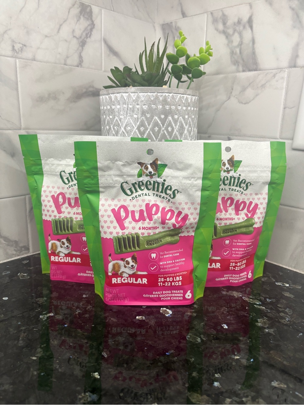 Puppy Dental Treats Bundle of 3